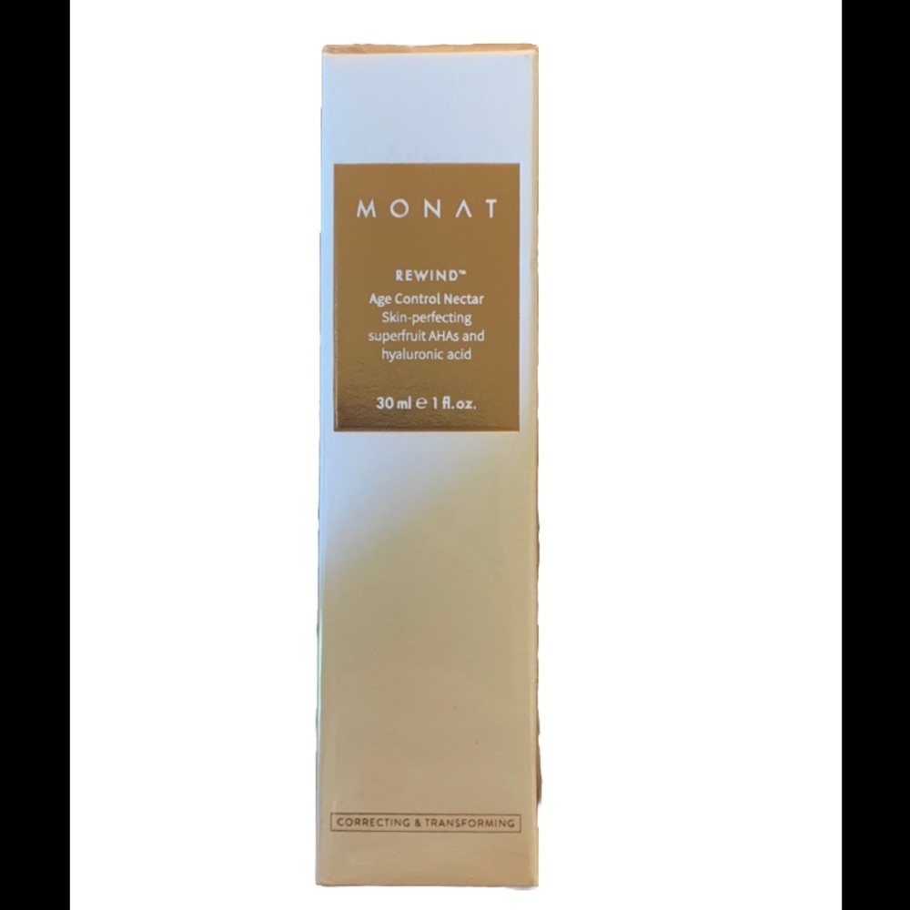 Monat Rewind Age Control Nectar Skin-Perfecting Superfruit AHAs 1 oz  New Sealed